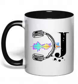 Чашка с цветной ручкой