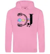 Мужская толстовка (худи) DJ навушники Розовый фото