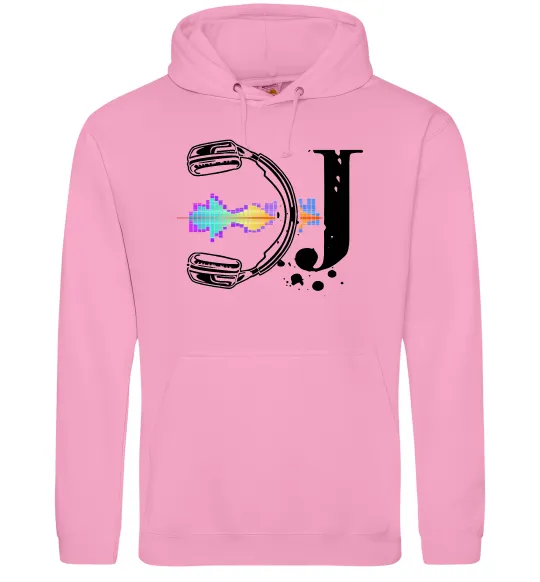 Жіноча толстовка (худі) DJ навушники Рожевий фото