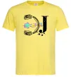 Мужская футболка DJ навушники Лимонный фото