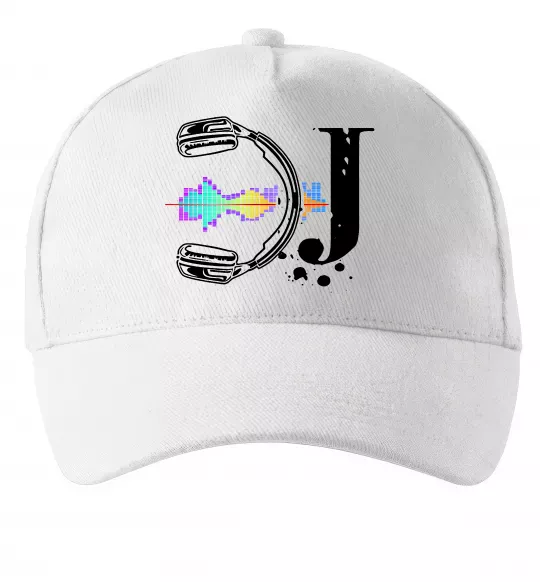 Кепка DJ навушники Белый фото