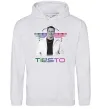Мужская толстовка (худи) DJ Tiesto Серый меланж фото
