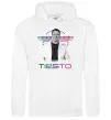 Женская толстовка (худи) DJ Tiesto Белый фото