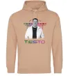 Женская толстовка (худи) DJ Tiesto Песочный фото
