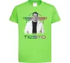 Детская футболка DJ Tiesto Лаймовый фото