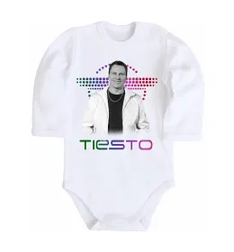 Детский боди DJ Tiesto Белый фото