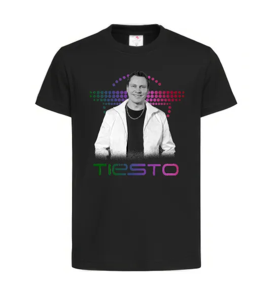 Дитяча футболка DJ Tiesto Чорний фото