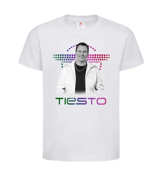 Дитяча футболка DJ Tiesto Білий фото