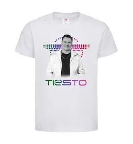 Дитяча футболка DJ Tiesto Білий фото