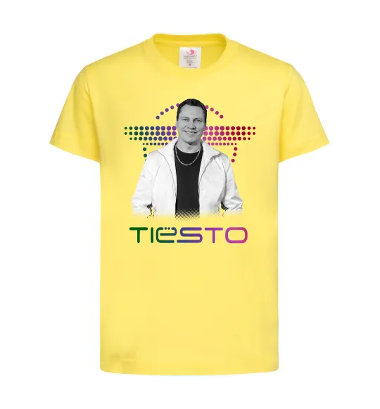 Дитяча футболка DJ Tiesto Лимонний фото