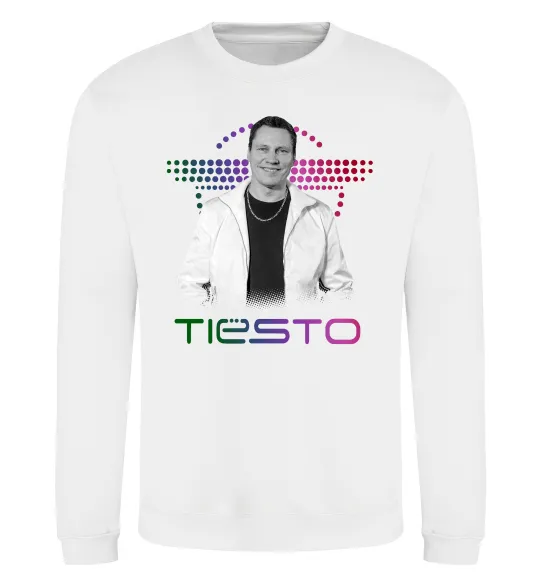 Свитшот DJ Tiesto Белый фото