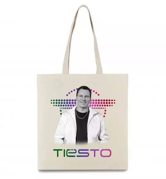 Эко-сумка DJ Tiesto Бежевый фото