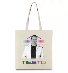 Эко-сумка DJ Tiesto Бежевый фото