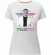 Женская премиум футболка DJ Tiesto Белый фото
