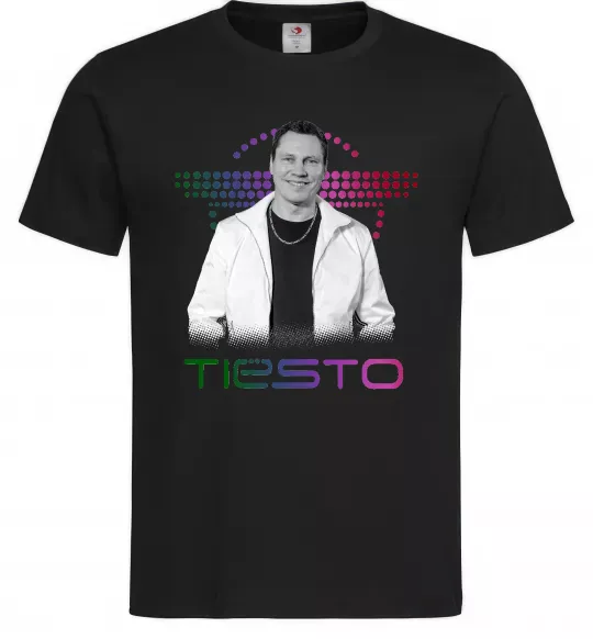 Мужская футболка DJ Tiesto Черный фото
