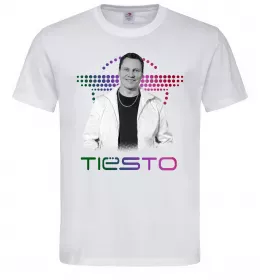 Мужская футболка DJ Tiesto Белый фото