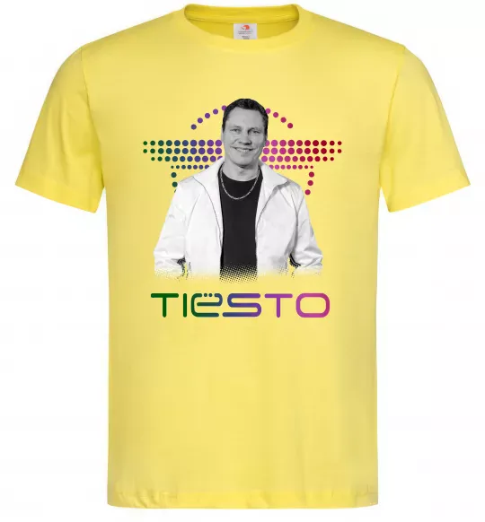 Мужская футболка DJ Tiesto Лимонный фото