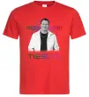 Мужская футболка DJ Tiesto Красный фото