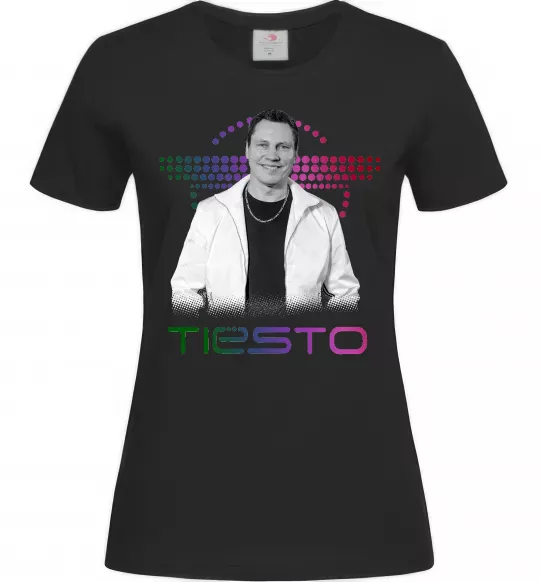 Женская футболка DJ Tiesto Черный фото