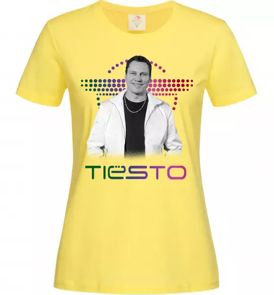 Женская футболка DJ Tiesto Лимонный фото