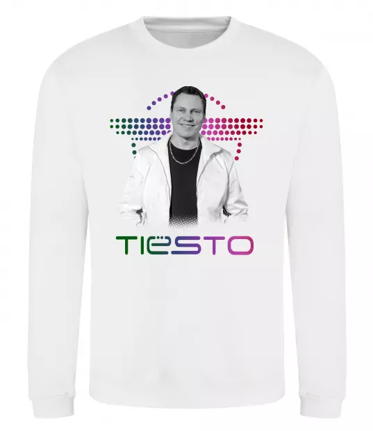 Свитшот DJ Tiesto Белый фото