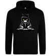 Мужская толстовка (худи) DJ CAT Черный фото