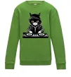 Детский Свитшот DJ CAT Лаймовый фото