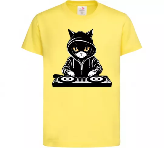 Дитяча футболка DJ CAT Лимонний фото