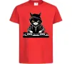 Дитяча футболка DJ CAT Червоний фото