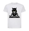 Детская футболка DJ CAT Белый фото