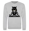 Світшот DJ CAT Сірий меланж фото