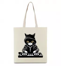 Эко-сумка DJ CAT Бежевый фото