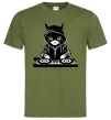 Мужская футболка DJ CAT Оливковый фото