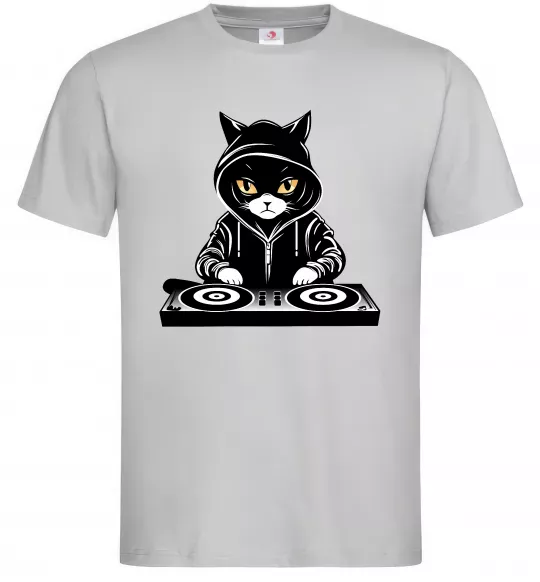 Мужская футболка DJ CAT Серый фото
