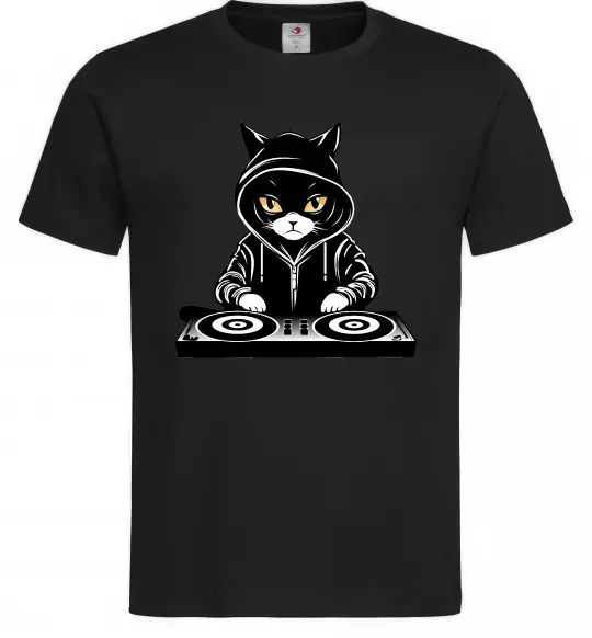Мужская футболка DJ CAT Черный фото