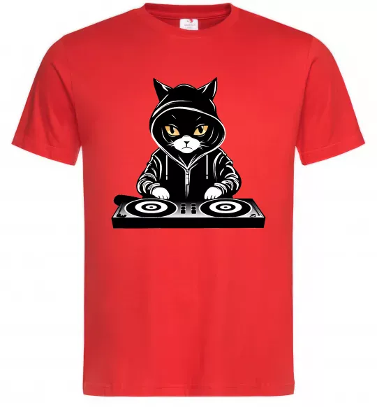 Мужская футболка DJ CAT Красный фото