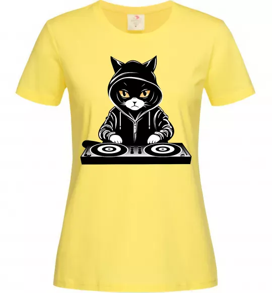 Женская футболка DJ CAT Лимонный фото