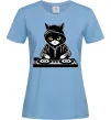 Женская футболка DJ CAT Голубой фото