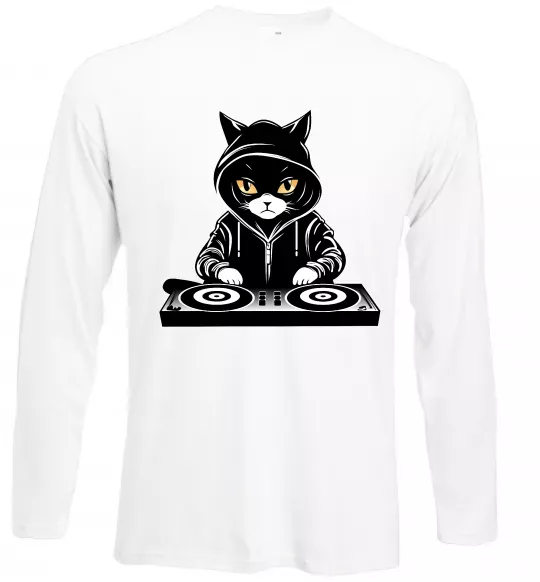 Лонгслив DJ CAT Белый фото