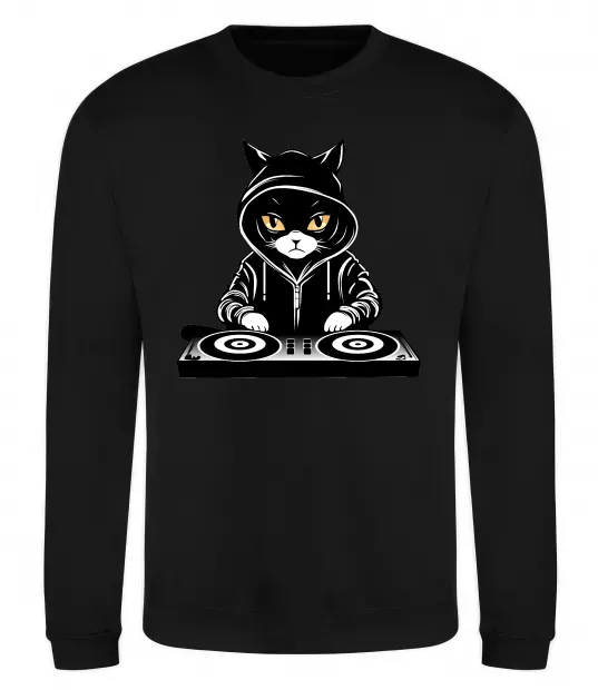 Свитшот DJ CAT Черный фото