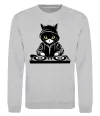 Свитшот DJ CAT Серый меланж Свитшот DJ CAT Серый меланж фото