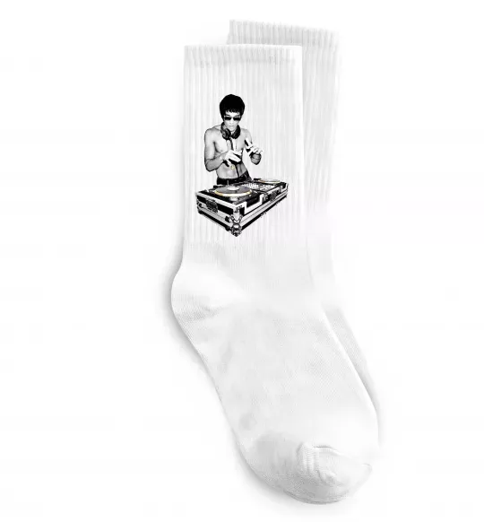 Носки DJ Bruce Lee Белый фото