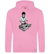 Мужская толстовка (худи) DJ Bruce Lee Розовый фото