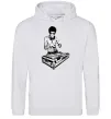 Чоловіча толстовка (худі) DJ Bruce Lee Сірий меланж фото