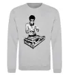 Свитшот DJ Bruce Lee Серый меланж фото