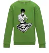 Детский Свитшот DJ Bruce Lee Лаймовый фото