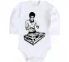Дитячий бодік DJ Bruce Lee Білий фото