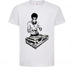 Детская футболка DJ Gorilla Белый фото