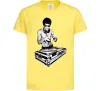 Дитяча футболка DJ Bruce Lee Лимонний фото