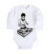 Детский боди DJ Bruce Lee Белый фото